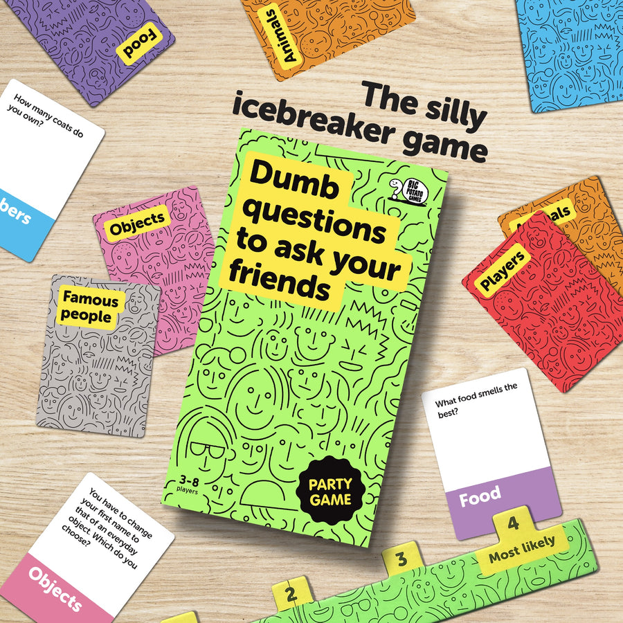 maybe an image about the product: Dumb Questions to Ask Your Friends