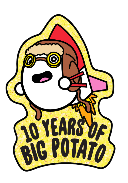 10 Year Anniversary Enamel Pin Featured Image