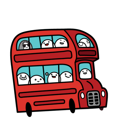 Big Potato Bus Enamel Pin