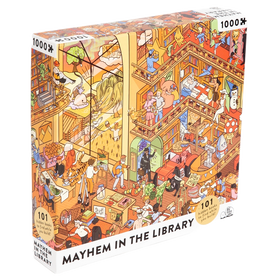 maybe an image about the product: Mayhem in the Library Puzzle